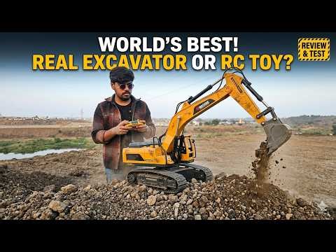 RC POCLAIN Excavator FULL POWER Test & Review | Insane Digging Force! 🚜💪