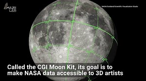 NASA Releases Trippy CGI Animation of the Moon