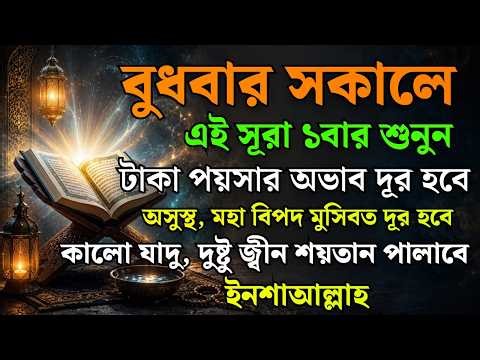 বৃহস্পতিবার সকালে সূরাটি ১বার শুনুন Remove All Problems & Evil Protection By Alaa Aqel