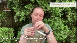 Cpise ORGANIC Camping Spice Set with 8 Essential Spices for Camping & Travel