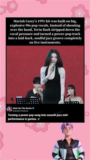 She took a 90s power pop hit and turned it into smooth jazz.