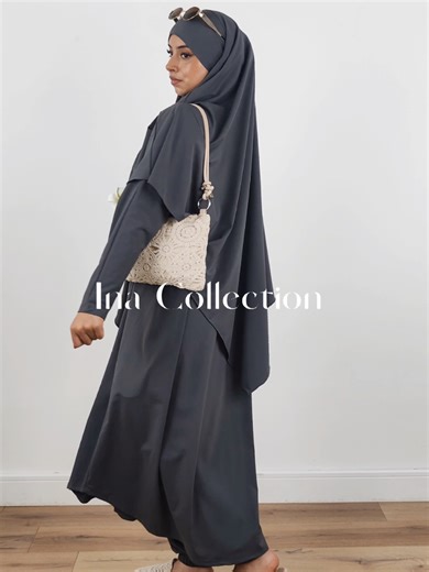 Modest Burkini Khimar Set for Comfortable Swimming