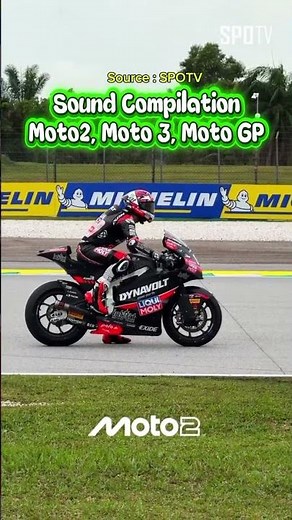 Sound Compilation Moto 2, Moto 3 Moto GP at Starting Practice Race