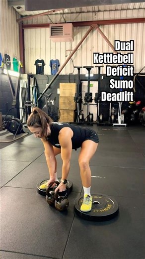 Dual Kettlebell Sumo Deadlift #howtoexercise #exercisedemo