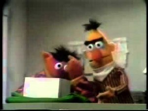 Sesame Street - Bert and Ernie - Ernie's Ice Cubes