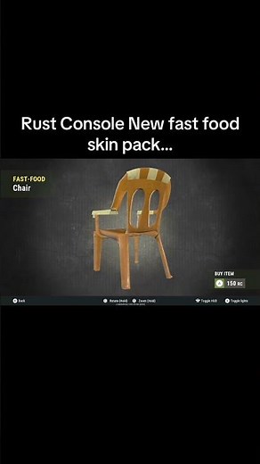 Rust Console New fast food skin pack…#shorts #rust #rustconsole