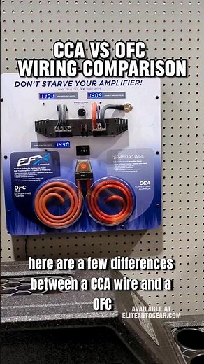 CCA wire vs OFC wire Comparison #caraudio