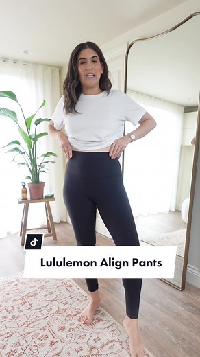 My thoughts on the Lululemon Super High Rise Align Pants 28” #fyp #fypシ #lululemon #alignpants #comfortableoutfit