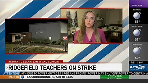 TEACHERS ON STRIKE IN RIDGEFIELD 🔸Schools closed until further notice 🔸Meal services suspended 🔸Sports continue as scheduled 🔸Cascadia Tech Academy classes continue 🔸School days will be made up much like weather-related closures | Wesleigh Ogle KATU