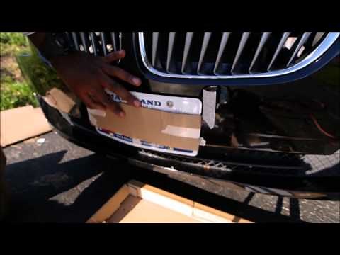 Installing The Skene Design Licence Plate Bracket On A BMW Z4