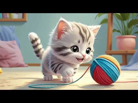 Baby Cat Song 🐱🎵 | Cute Nursery Rhyme for Toddlers | HrisKids