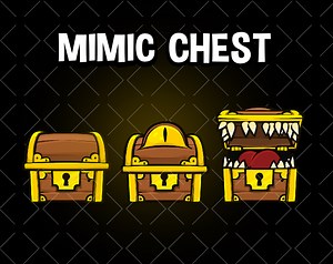 Mimic chest by Robert Brooks - gamedeveloperstudio.com