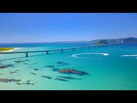[ 4K UHD ]夏の絶景 山口県 角島大橋と周辺海岸 Tsunoshima Bridge & the surrounding coasts (AERIAL DRONE Shot)