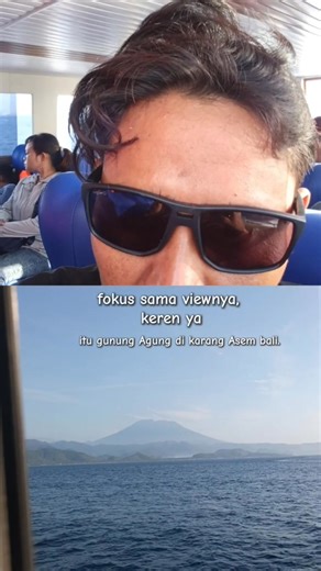 Lagi suntuk kalau lihat laut atau pantai pasti jadi fresh. #panorama #laut #pantai #gunug #liburan #pariwisata #fyp #jossmarotoss | Wiyana I Gede