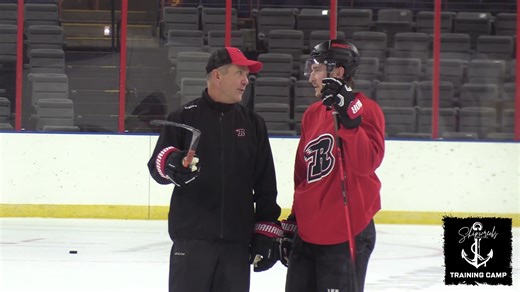Day 6 of 2025 Rush Training Camp, presented by Shipwrecks Bar & Grill! Alongside Head Coach Dave Smith, Associate Coach Peter Drikos and Video Coach/Operations Austin Washkurak play key roles in keeping everything running seamlessly on and off the ice. | Rapid City Rush