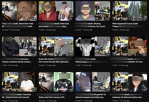 YouTube obituary readers making bank