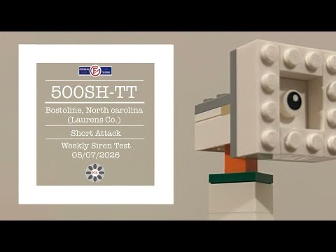 Bostoline, NC - FS&S 500SH-TT - Short Alert - Siren Test 05/07/2026