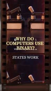 WHY DO COMPUTERS USE BINARY? #computerscience #computerhistory #computerbasics