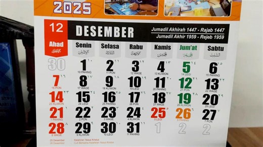 Jadwal Long Weekend Desember 2025, Catat Tanggal Penting buat Liburan! - Tribunnews.com