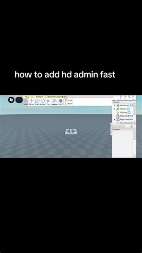 how to add hd admin in studio lite #roblox #robloxfyp #robloxhackscript