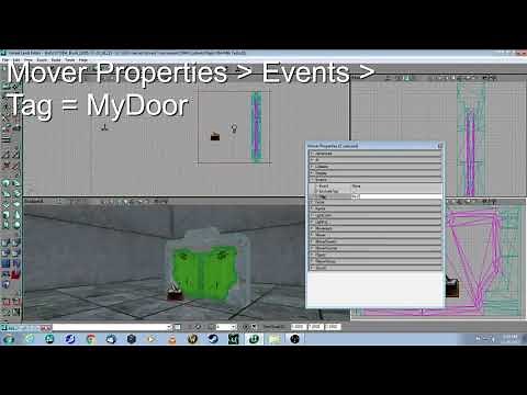 Unreal Editor 2.5 Tutorial - Basic Door and Trigger - Unreal Tournament 2004