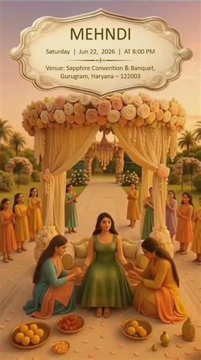 Animated Wedding Video Invitation | Stylish Digital Wedding Invite by 247invites.com