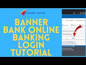 Banner Bank Online Banking Login Tutorial (2023)