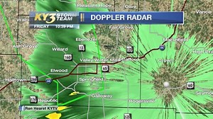 3.8K views · 28 reactions | The new models keep rain going through much of the night in parts of the Ozarks. There will be spots which see between three and four inches of rain which could lead to flooding. | KY3 | Facebook