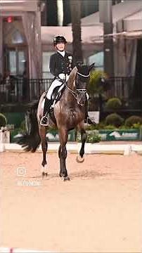 Queen of the transition 👑🐎 Isabell Werth and Special Blend 3 ☯️ in their winning Freestyle 🇩🇪 🇮🇹 🇺🇸
