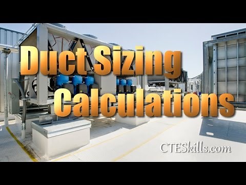 Calculating Duct Size