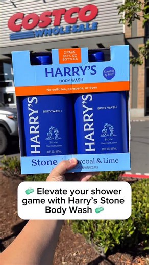 🧼 Elevate your shower game with @harrys Stone Body Wash 🧼 You already know of Harry’s great razors, but they also make a great body wash as well! 📍Available NOW at Costco in a 2-pack with pumps for just $18.99 in-warehouse. 🔗Also available online at costco.com (pricing may vary). ✨ Cologne-quality scent crafted with a French fragrance house ✅ No sulfates, parabens, or dyes 😤 Charcoal Lime = fresh, masculine, long-lasting scent 🫧Thick, sudsy lather that deep cleans (without stripping) 🛒 La