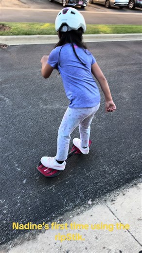 Nadine’s just learned how to use the RipStik. #awesome #ripstik #unstoppable #sound #fun #daddysgirl #kid