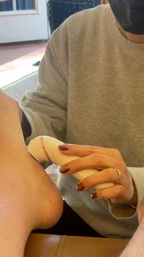 I’m just sitting, sipping my coffee - 20 MINUTES BEFORE I NEED TO LEAVE - when she randomly rolls up and takes me captive as a pedicure patient. 😂 But hey… At least I have smooth feet now. 😎 #pedicure #epilator #pedicureathome #fbreelsfypシ゚ #husbandwifefunnyreels | Jordan Mulson