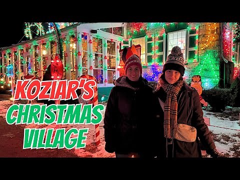 We visited America's #1 Outdoor Christmas Display (Koziar's Christmas Village) 🎄✨