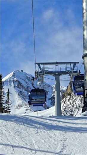 Explorer Gondola and the Lone Peak Tram at Big Sky Resort in Montana