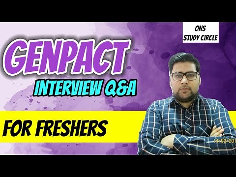 Genpact Interview Questions And Answers For Freshers
