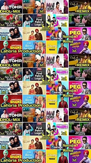 Nonstop Punjabi Remix Mashup All Hits Song Mashup Lahoria Production Old Is Gold Mashup 2025 Dj Mix