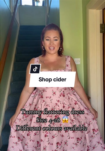 Shop Cider Square Neckline Floral Dress for Every Body