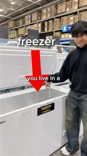 How long can you live in a store freezer?