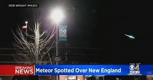 Meteor spotted over Massachusetts and New Hampshire