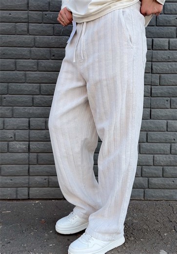 Жакардові штани ZARA Relaxed Fit для стильного вигляду