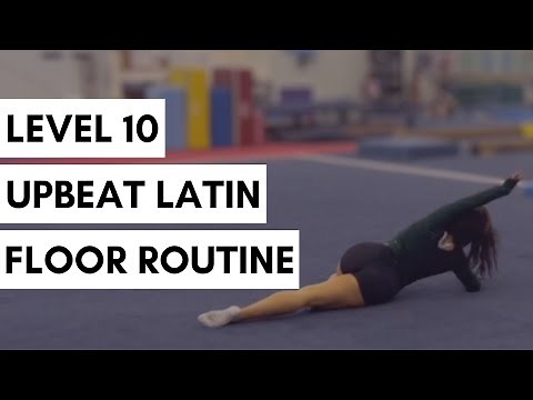 Upbeat Latin Gymnastics Floor Routine | Taylor Krippner