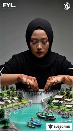 Stunning Dam Diorama Creation: Realistic Miniature World in Action