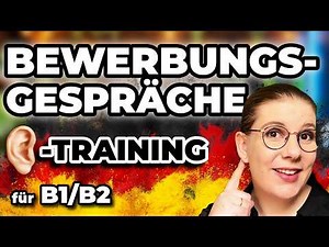 B1/B2 Hörverstehen Deutsch: Bewerbungsgespräche – ruhig, realistisch, alltagstauglich