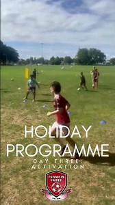 Franklin United Holiday Programme - Activation Activity Day 3 #football #shorts