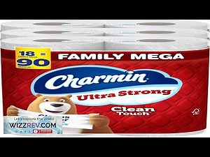 Charmin Ultra Strong Clean Touch Toilet Paper 18 Family Mega Rolls =