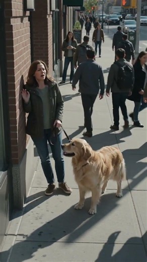 His Owner Had A Panic Attack On The Street. The Dog Took Over Completely.