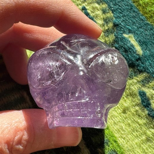 Amethyst Leandro De Souza Alien Crystal Skull - Etsy