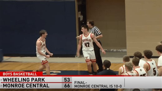 1.3.26 Highlights - Monroe Central vs Wheeling Park - boys basketball