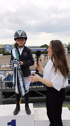 Congratulations Finn Russell crowned the GORDON ELLIOT RACING 128 Under 10 Overall Champion 🏆 | Showjumping Ireland